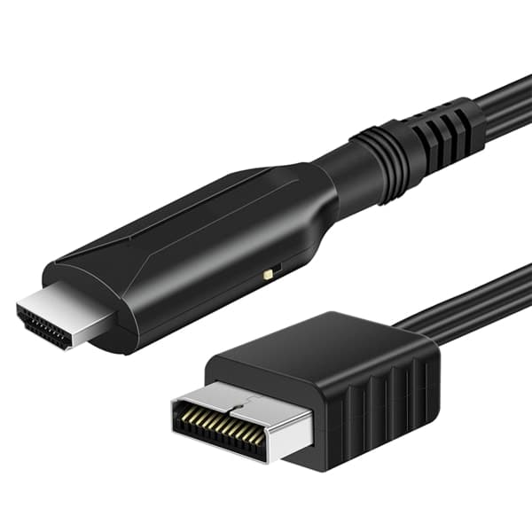 Til PS1/til PS2 til HDMI-kompatibel adapterkonverter op til 1080P-udgangsstøtte PS1/til PS2 (480i/480p/576i)
