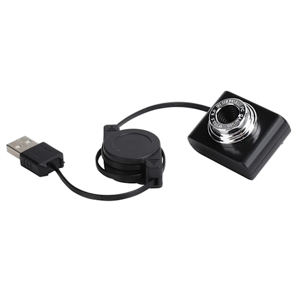 Webcam for video conferencing, USB manual focus built-in microphone driver-free computer webcam with high-quality video resolution, flexible