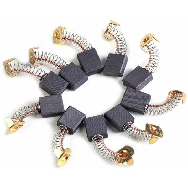 10 stk. Model 153, 6,5 x 13,5 x 18 mm udskiftningskulbørster til elværktøj til elektriske motorkulbørster i forskellige størrelser