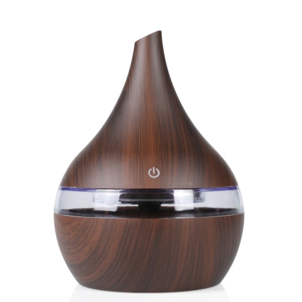 Changing Home USB Ladattava 300ml Ilmankostutin 7-väri ruskea