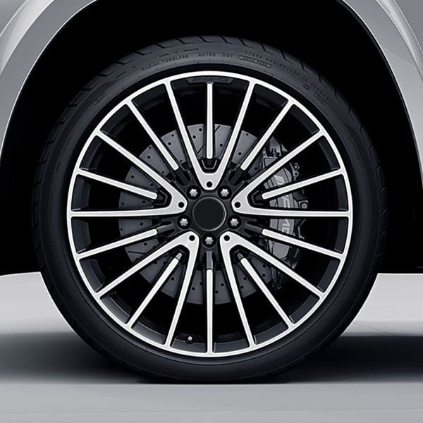 Set med 4 kompatibla hjulcenterkapslar VW 68MM Centerlegering Navkapslar