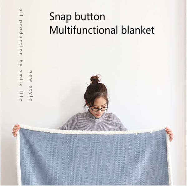 Office Blanket Leg Blanket Thick Warm Lazy Blanket Shawl Lunch Break Cape Nap Small Blanket