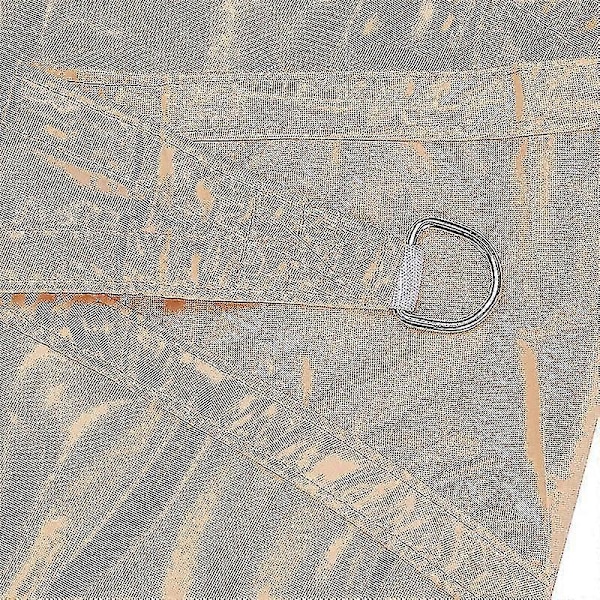 Vattentätt Solsegel för Trädgården, Rätvinkligt Triangulärt Solskydd Segel Baldakin UV-skydd Poolskydd Beige Beige 3*3*4.3m