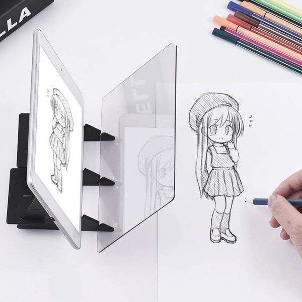 TG Piirtoprojektor Puhelimelle ja Tabletille Musta
