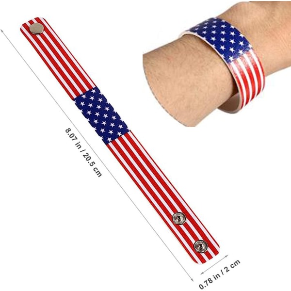 Galaxy American Flag Armband Fourth of July Patriotic Armband