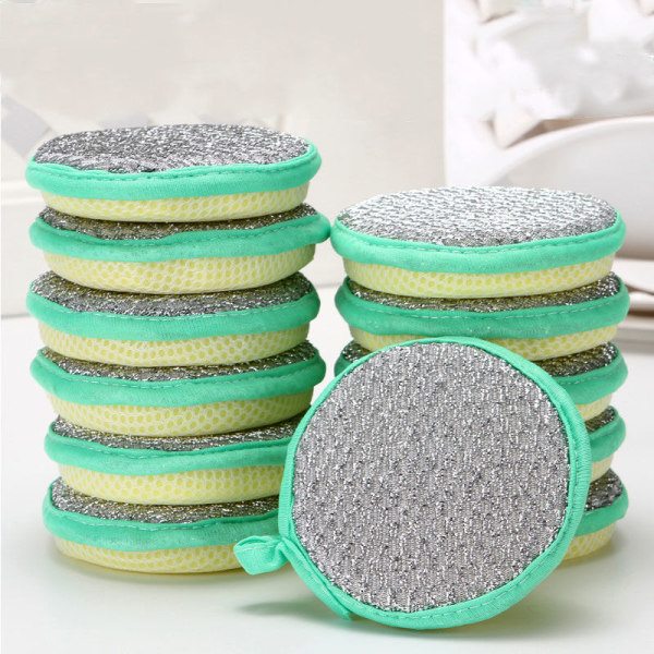 12 Magic Sponge Keittiöpesusieni Antibakteerinen Mikrokuitu Pestävä Sieni (4 Sientä)