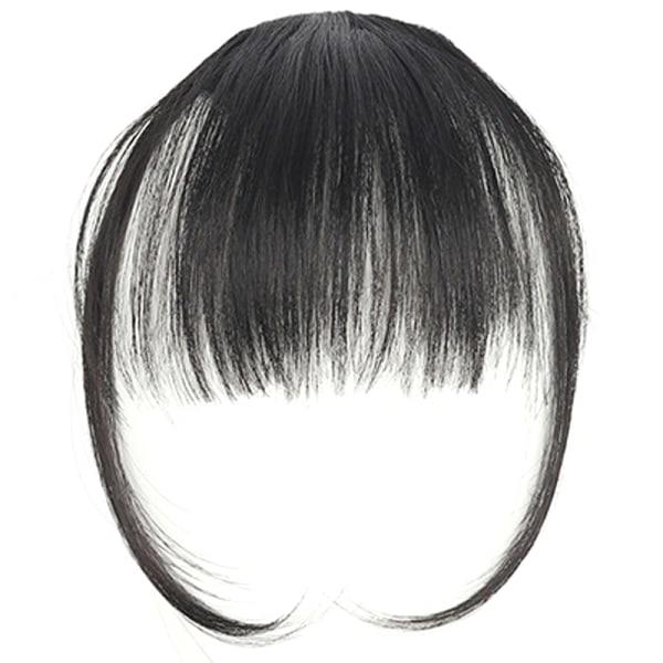 TG Air Fringe Bangs Hårklipp Front Hårstykke Fake Extensions Hår Svart