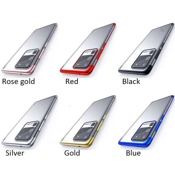 TG Støddämpande Silikonskal - Samsung Galaxy S20 Ultra Rød