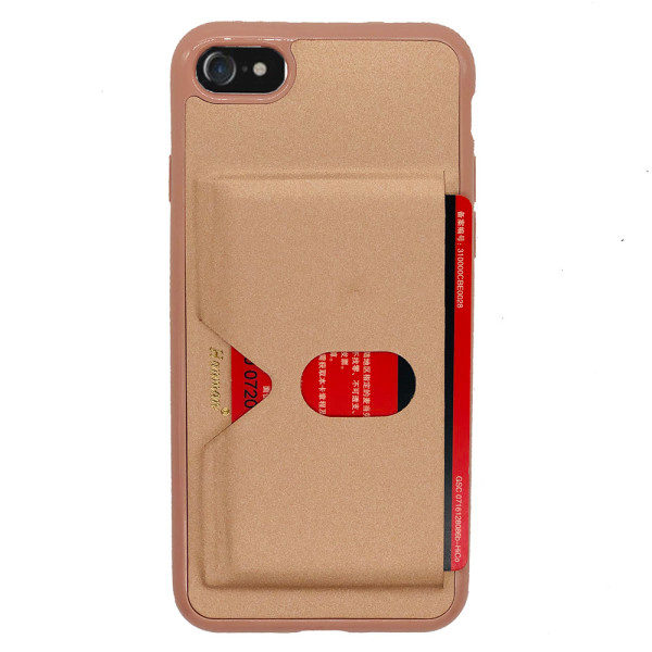 TG Suojaava Smart-kotelo Korttitaskulla - iPhone 8 Harmaa