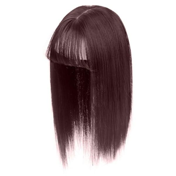 TG Liuhai Hårlapp Återutgivningsblock MÖRKBRUN 35CM 35CM