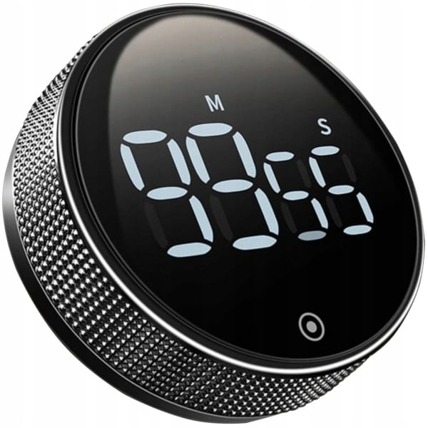 TG Digital Ægtimer med Stopur - Køkkentimer - LED Sort
