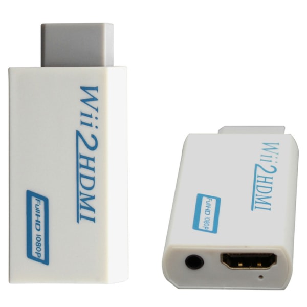 Wii till HDMI-adapter, HDMI-adapter till Nintendo Wii Vit