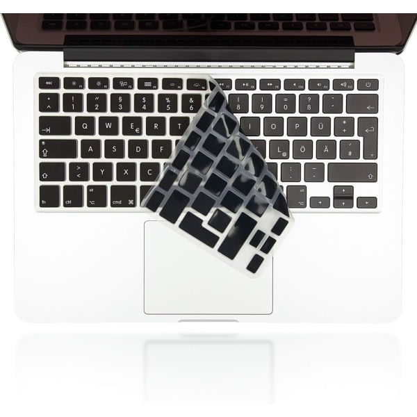 TG Färg: Svart Tangentbordsskydd Kompatibel med Macbook Air/ Pro/Pr