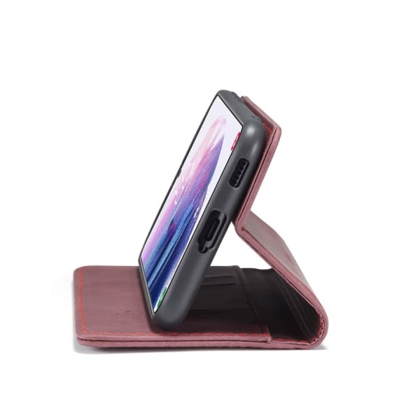 CaseMe Plånboksfodral Vinröd kortplats for Samsung Galaxy S2 Vinröd