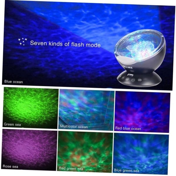 Projektionslampor Projektorljus för projektorljus för sovrum Ocean Projektorljus