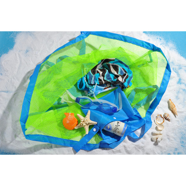 Forvaring Mesh Beach Bag Portable 1. grøn