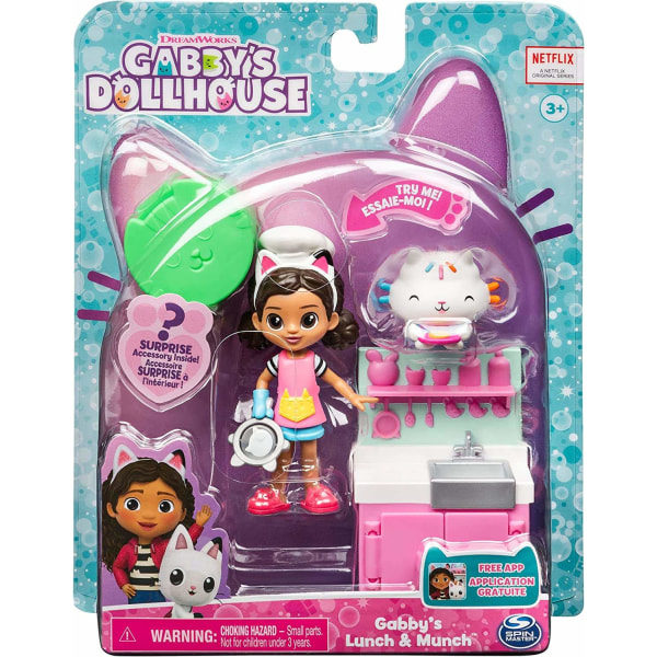 Gabby's Dollhouse Gabbys Lounas & Purtava Leikkiseti monivärinen