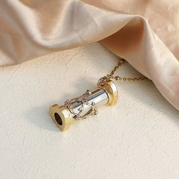 1 bit guld Kalejdoskop Diamant halskæde Dame Clavic