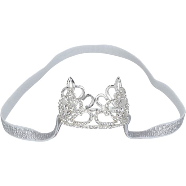 Galaxy Baby Girls Crown Pannband, Pyöreä Mini Strass Tiara Kristalli Prinsessa Tiara Valokuva Rekvisiitta