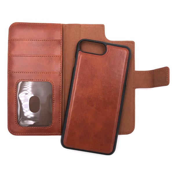 Magnetskal/plånbok "2 i 1" iPhone 8 PLUS - flere farger Rosa