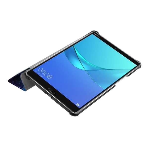Huawei MediaPad M5 8.4 -kotelo, avaruuskuvioinen monivärinen