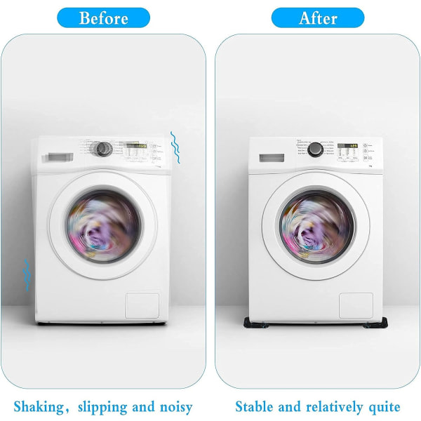 Tvättmaskin Anti-Vibrationsmattor, 6:a Tvättmaskin Anti-Vi