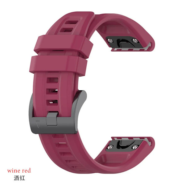 26 mm silikoniranneke Garmin fenix 7X 7 7S 6X 6 Pro 6S 5 5X Plus älykellolle, ranneke Garmin Descent mk2i mk3 51 mm 5 Garmin Fenix 5 Garmin Fenix5