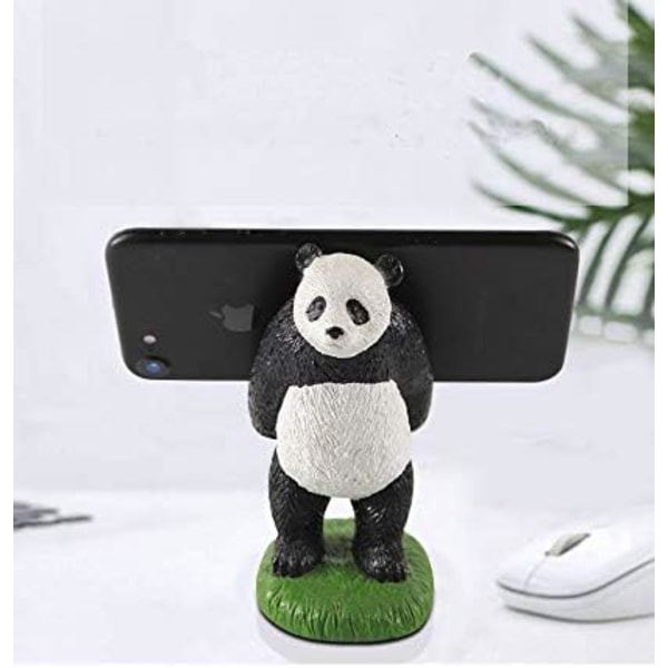 Panda-muotoinen puhelinteline työpöydälle, söpö eläin älypuhelimen teline
