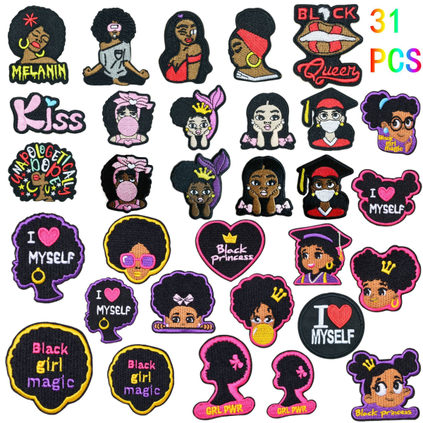 31 Blomst Logo Broderi Sexy Jenter Europeisk og Amerikansk Stil