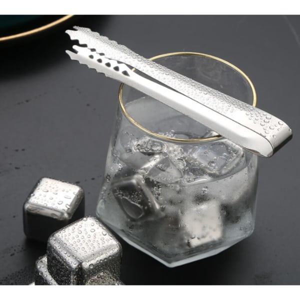 (8-pak) metal whisky isterninger, 304 rustfrit stål isterninger,