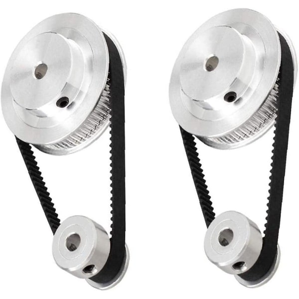 2gt Synkronhjul 20 60 Tands Bore Aluminium Synkronremspulje