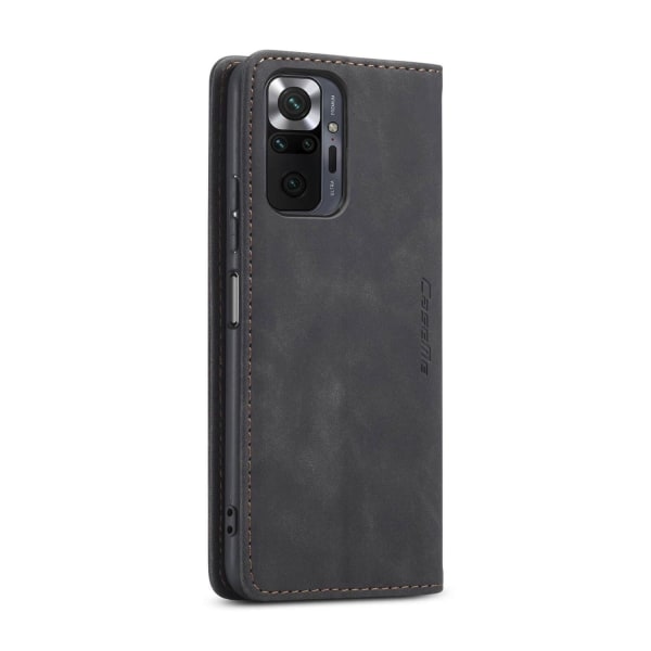 CaseMe Wallet Case Kortlomme til Redmi Note 10 Pro 4G/ Pro Max Sort