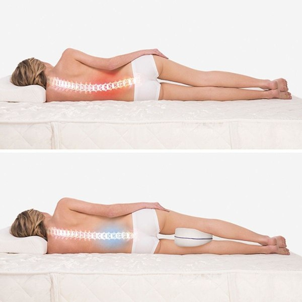 TG Kne- og Benpute i Memory Foam Hvit