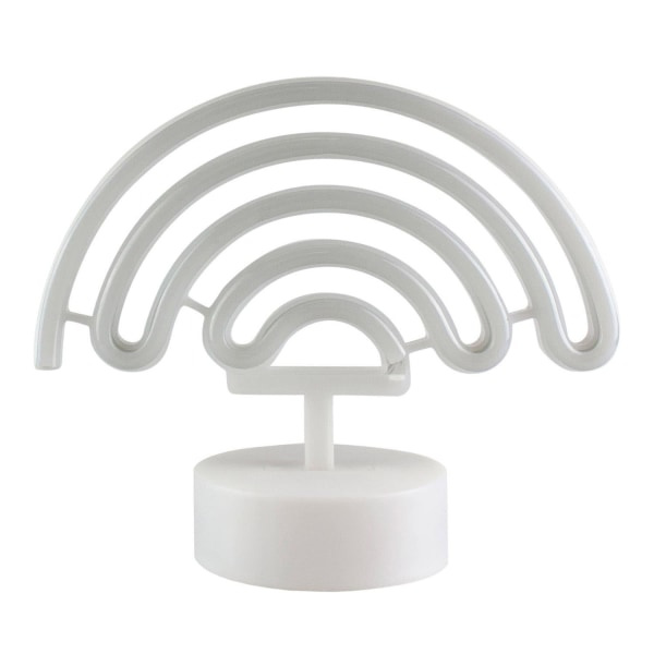 TG LED Neonlampa, Regnbåge Vit