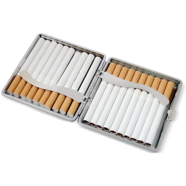 Læder Cigaret Etui Case Opbevaring 20 stk 84mm