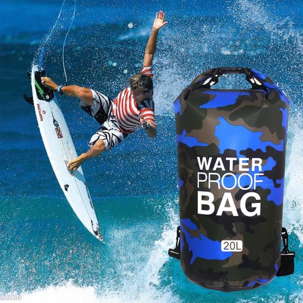 Dry Bag Waterproof Bag Dry Bag And Beach Safe Document Bag För 20L
