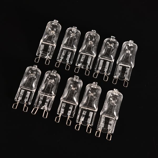 10X G9 Halogen Varmhvit Kontor Kapsel Lyspære Lampe 25W 23