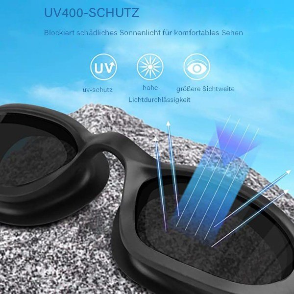 Uima-lasit, sumunesto, UV-suoja, vedenpitävät, unisex aikuiset