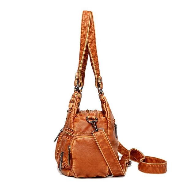 Damehåndtasker, fashionable skuldertasker, halvmånetasker, bløde PU-læder crossbody-tasker, damehåndtasker