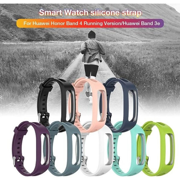 Galaxy Silikonranneke Huawei Honor Band -kellolle (lila) Lila