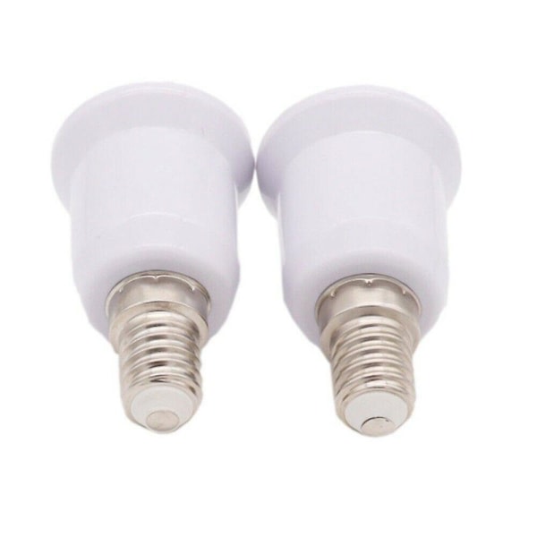 2:a LED lamphållare E14 till E27 adapter E14-e27 sockelsockel