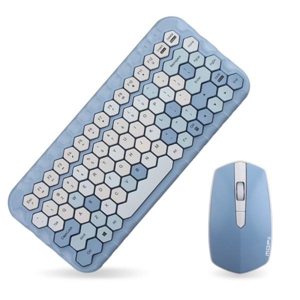 Mofii Langaton Mini Candy Näppäimistö Hiiri Combo Set Sekalaiset Värit 2,4g