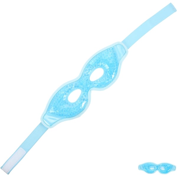 TG WJ Jäänaamio Geeli Silmänaamio Matkustus Unimask Tytöille Jäähtyvä Silmänaamio Uusiokäyttöinen Geeli Silmänaamio Jääsilmänaamiot Peite Sininen Taivas 28,5x9x1,7cm