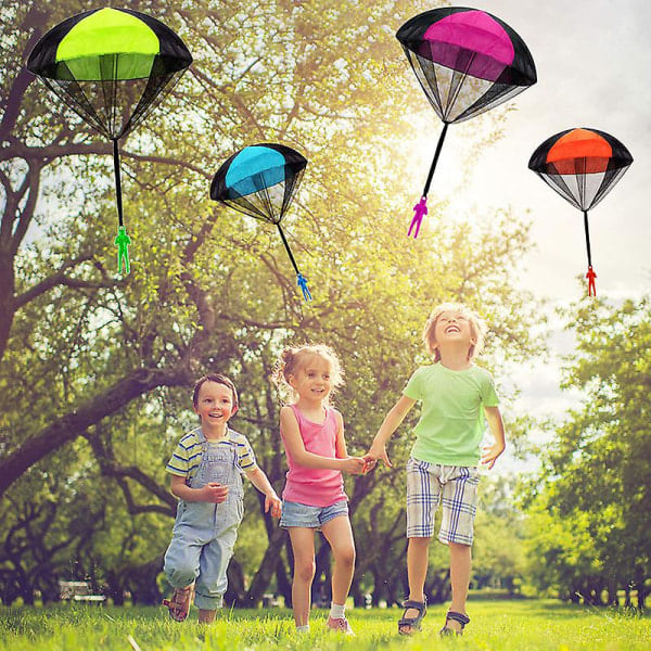 Käsin Heitettävä Mini Sotilas Naamiointi Laskuvarjo Lasten Ulkoleluihin Peli Opettavainen DB 4 Colors