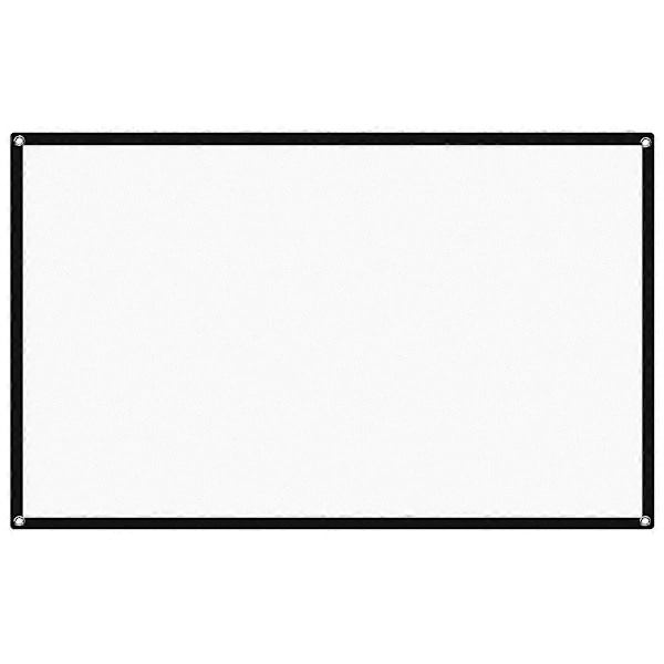Anti-wrinkle projector screen, portable projector screen, theater accessories