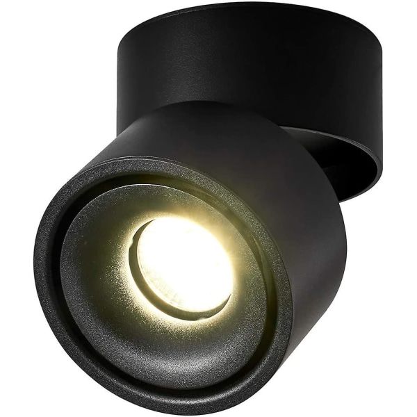 LED roterbar smart loftslampe, justerbar lampehusvinkel