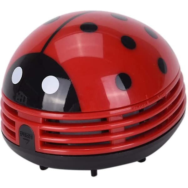 Electric Ladybug Patterned Battery-Powered Table Vacuum Cleaner Mini Vacuum Cleaner--