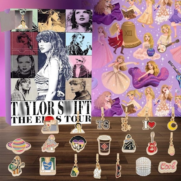 Taylor Swift Armband Julkalender Juldekoration Låda Present Julgåva