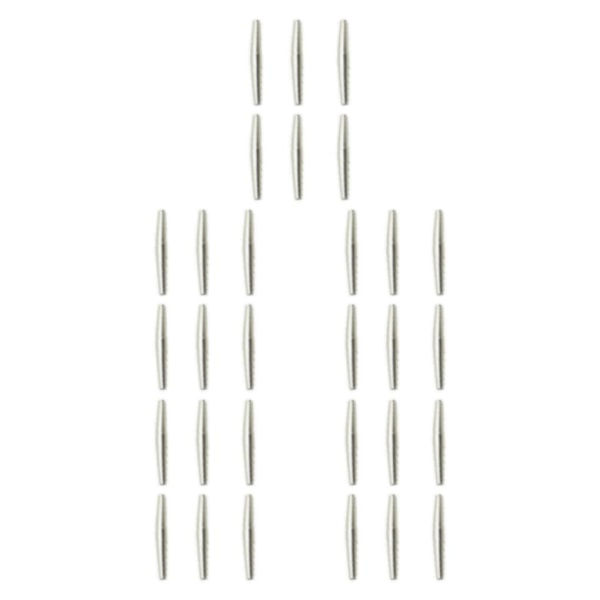 1/2/3/5 6 cm:n Hopeasävyiset Volute-jouset Helppokäyttöiset ja Kestävät Ruostumattomasta Teräksestä Valmistetut Volute-jouset (6 cm) 5 kpl