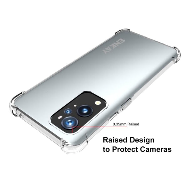 ENKAY TPU-deksel for OnePlus 9 Pro Transparent